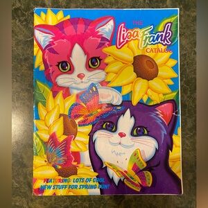 Vintage Lisa Frank sunflower kittens catalog